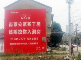 温县墙体广告在乡镇、农村市场的媒体优势