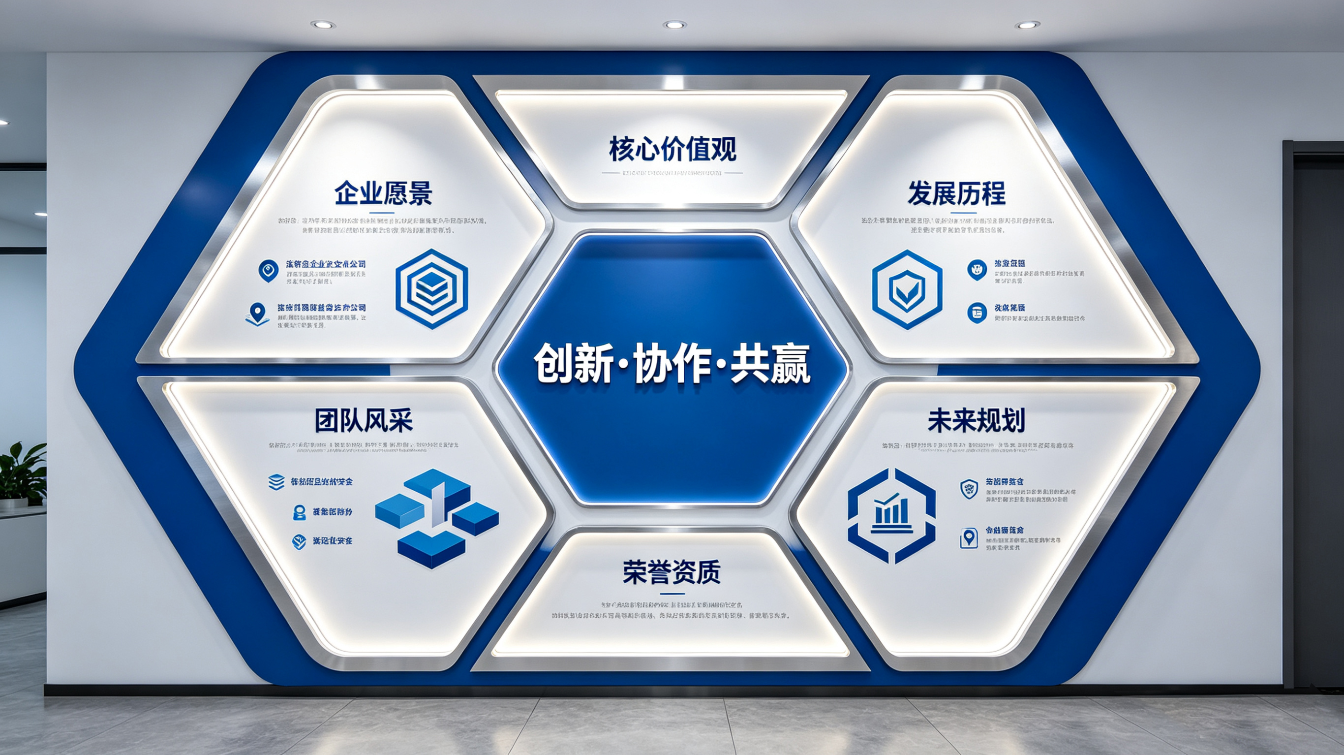 温县企业文化墙六边形避坑指南（新手常犯5个错误）